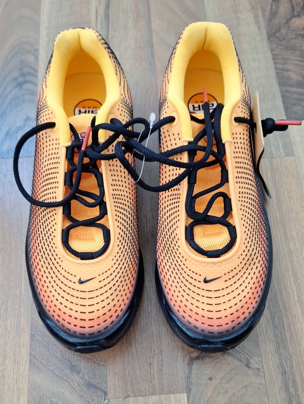 Nike Orange and Black Gradient Running Shoes